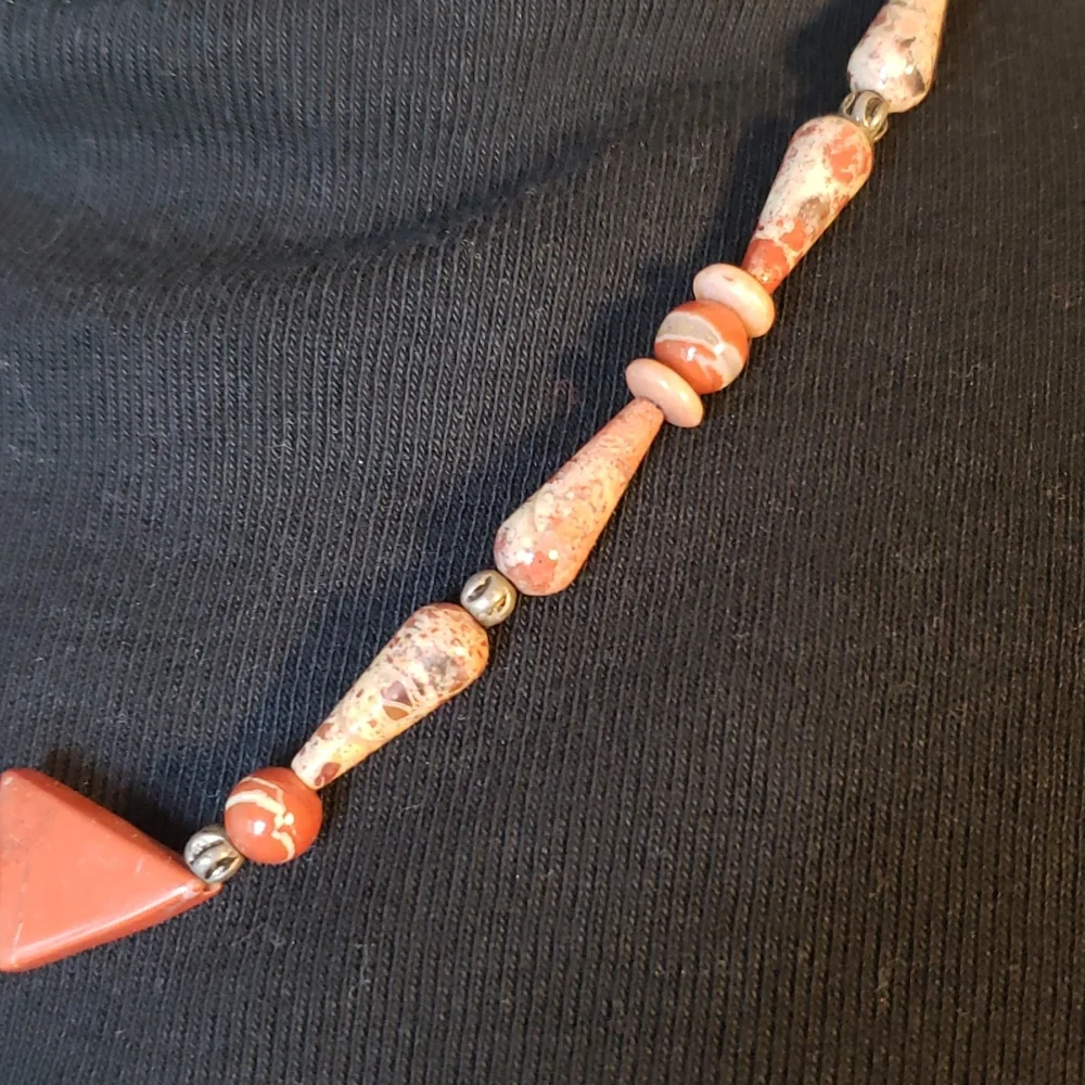 Natural Stone Beaded Necklace